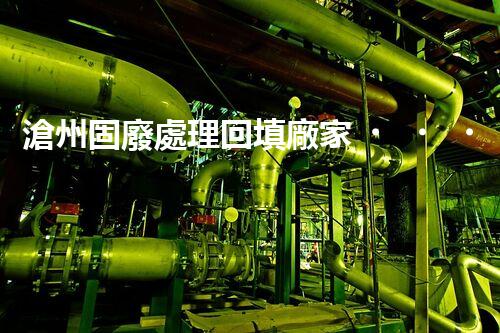 滄州固廢處理回填廠家，靠譜不？快來瞧瞧！